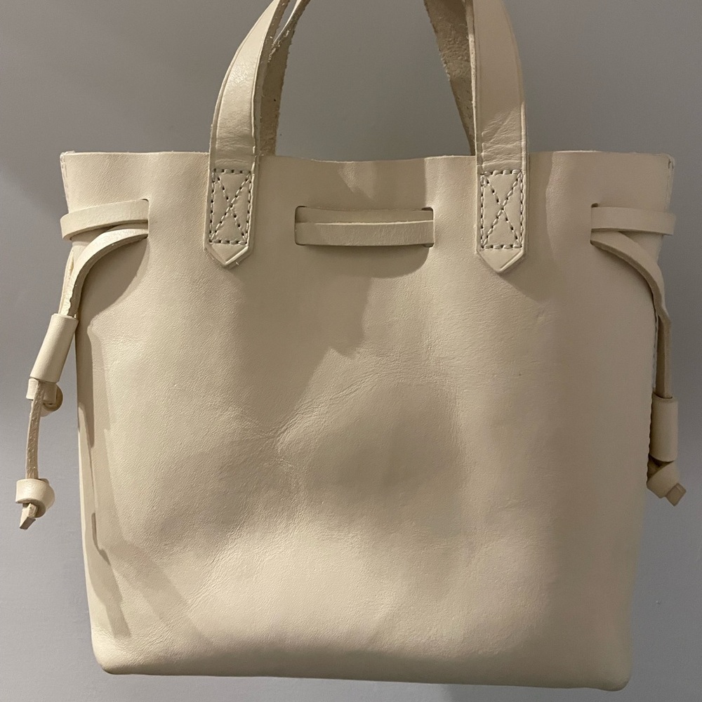 the small transport crossbody | madewell | cream